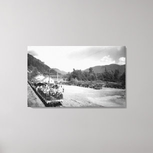 Tourist Train of the Skagit Project Canvas Print