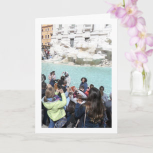 Tourists at Trevi Fountain, Roma Card