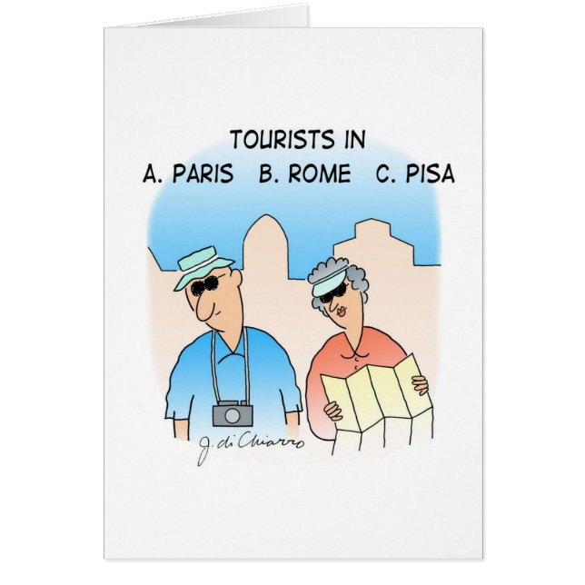 Tourists CARD (Front)