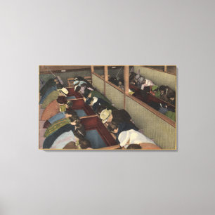 Tourists Viewing the Submarine Gardens Canvas Print