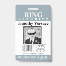 Tourmaline Ring Bearer Security Badge