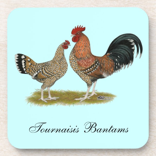 Tournaisis Bantams Coaster (Front)