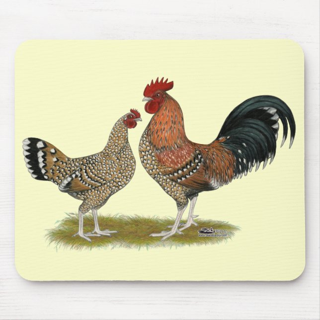 Tournaisis Bantams Mouse Mat (Front)