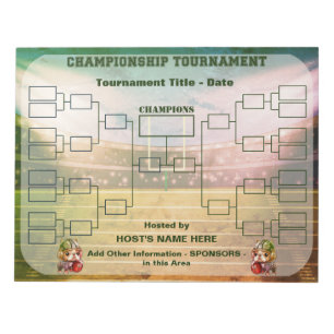 Tournament Bracket french bulldog quarterback  Notepad
