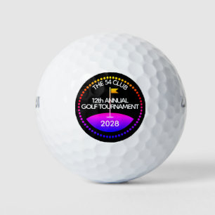 Tournament Golf Equipment Rainbow Golf Balls