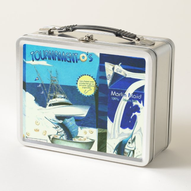 Tournament-O's Cereal Metal Lunch Box (Front)