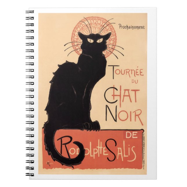 Tournee du Chat Noir (1896 Notebook (Front)
