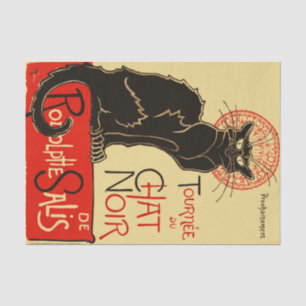 Tournée du Chat Noir Art Nouveau Tissue Paper