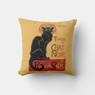 Tournée du Chat Noir France Vintage Poster V2 Cushion