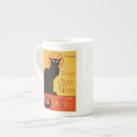 Tournée du Chat Noir, Steinlen Black Cat Vintage