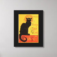 Tournée du Chat Noir, Steinlen Black Cat Vintage