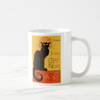Tournée du Chat Noir, Steinlen Black Cat Vintage