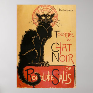 Tournee Du Chat Noir (the black cat) Poster