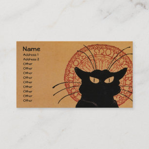 Tournée du Chat Noir, Théophile Steinlen Business Card