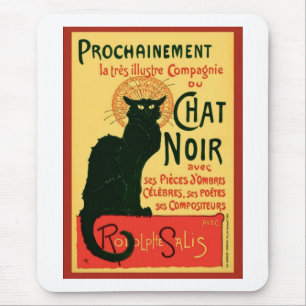 Tournée du Chat Noir, Theophile Steinlen Mouse Mat