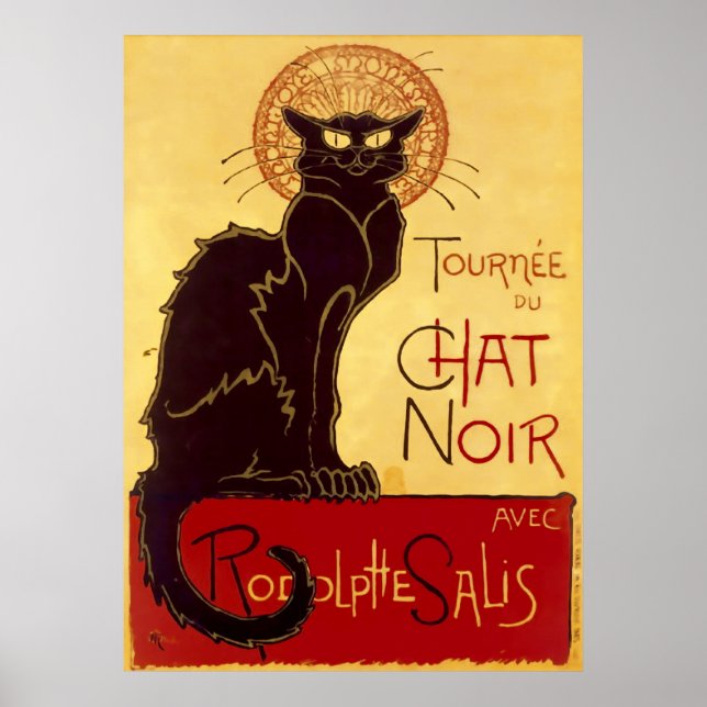 Tournée du Chat Noir, Théophile Steinlen Poster (Front)