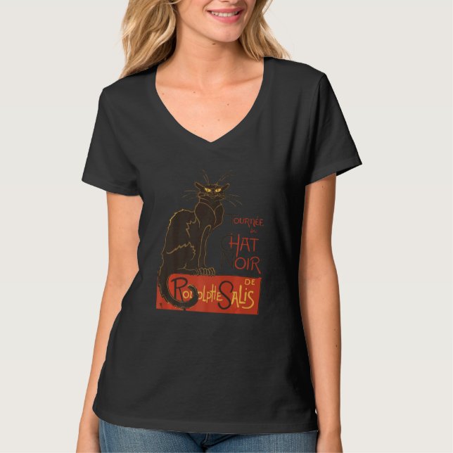 Tournee du Chat Noir Vector Cut Out T-Shirt (Front)
