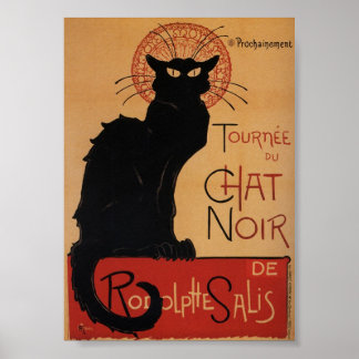 Tournee du chat noir vintage advertising poster