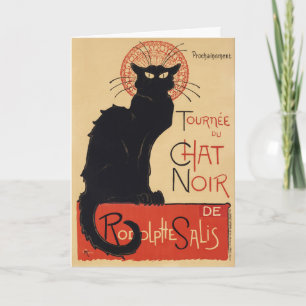 Tournee du Chat Noir, Vintage Art Nouveau Card