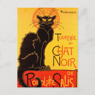 Tournée du Chat Noir — Vintage Poster Postcard