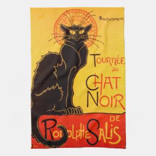 Tournée du Chat Noir - Vintage Poster Tea Towel