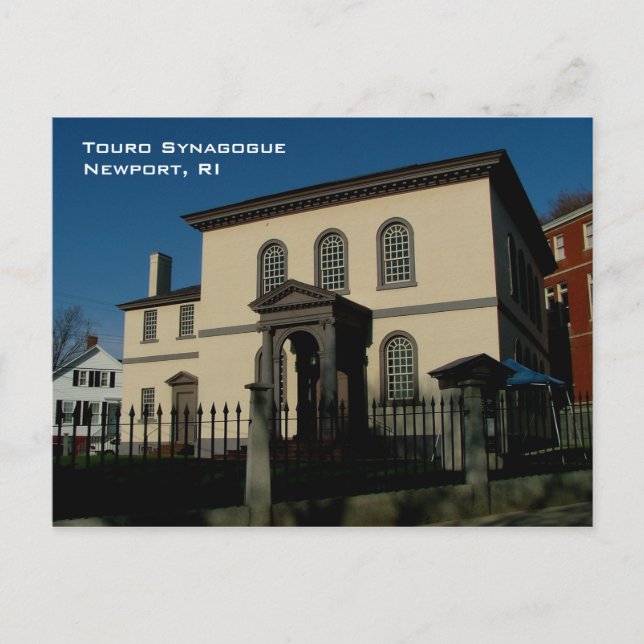 Touro Synagogue Postcard (Front)