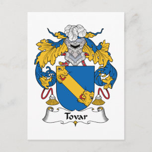 Tovar Family Crest Postcard