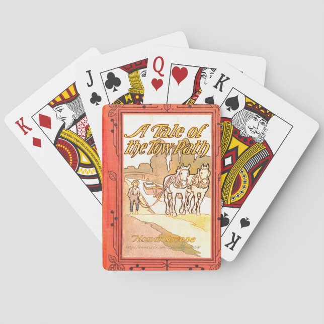 "Tow Path Horses" Playing Cards (Back)