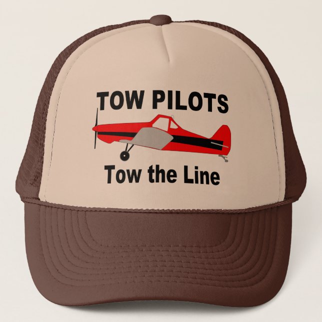 Tow Pilots Tow the line Trucker Hat (Front)