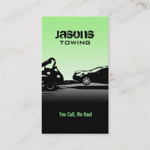 Tow Truck Business Cards