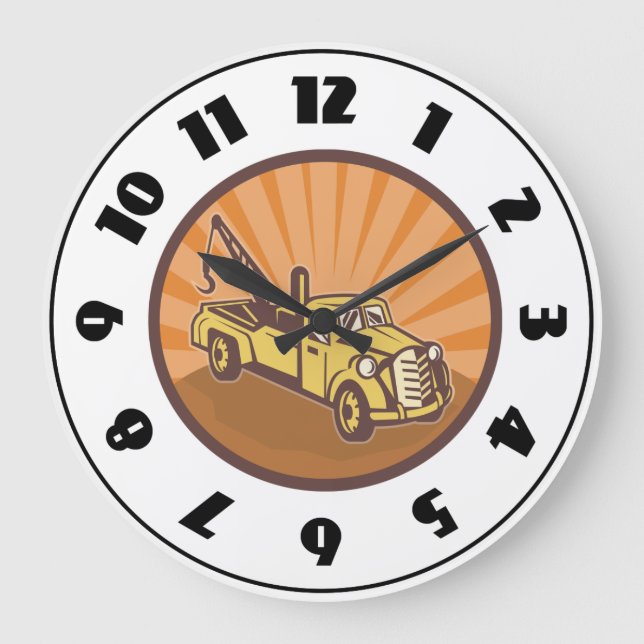 Tow Truck Clock (Front)