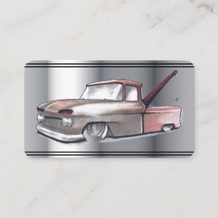 Tow Truck drawing Auto business card