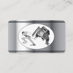 Tow Truck  drawing Auto business card