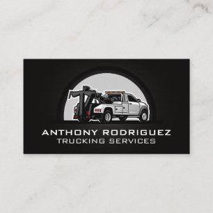 Tow Truck Driver Auto Services Business Card