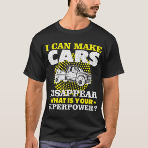 Tow Truck Driver Breakdown Lorry - Thin Yellow Lin T-Shirt
