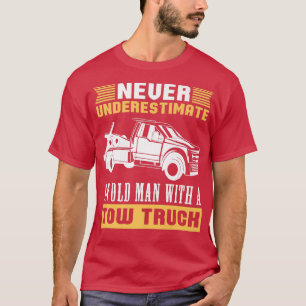 Tow Truck Driver Breakdown Lorry - Thin Yellow Lin T-Shirt