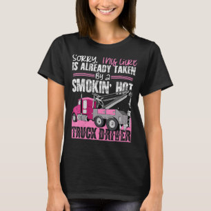 Tow Truck Driver Wife Girlfriend Tow Trucker T-Shirt