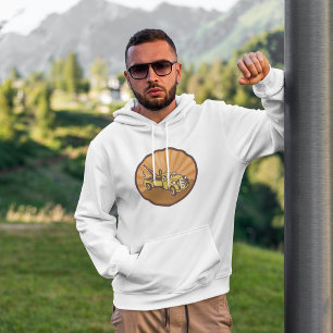 Tow Truck Mens Hoodie