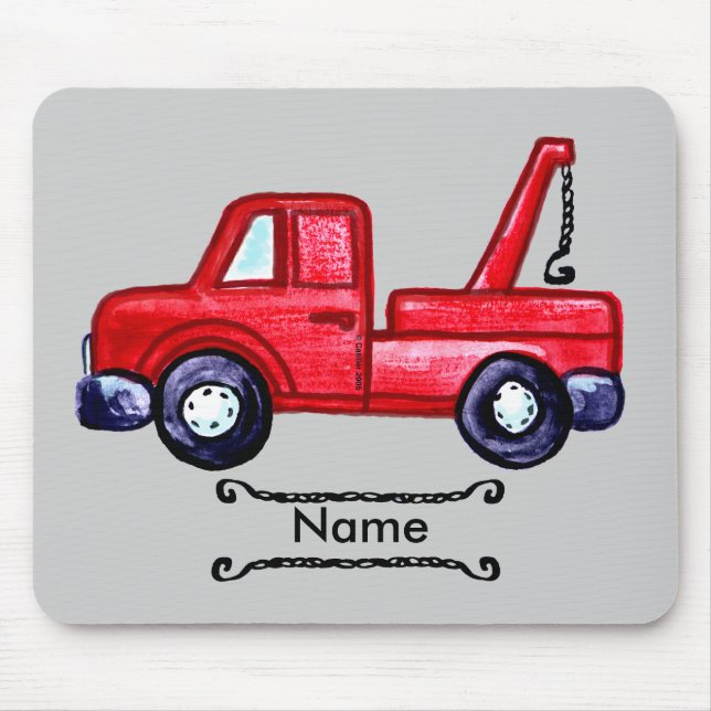 Tow Truck mousepad (Front)