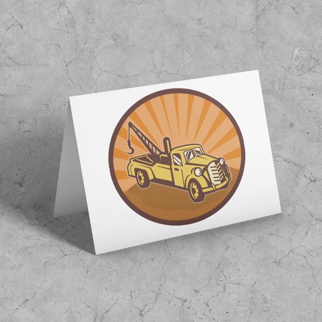 Tow Truck Note Cards (Creator Uploaded)