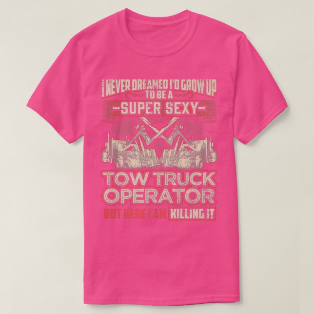 Tow Truck Operator Trucker Essential T-Shirt (Design Front)