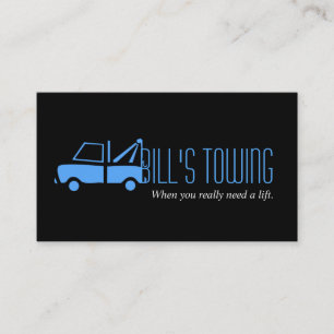 Tow Truck Towing Business Card