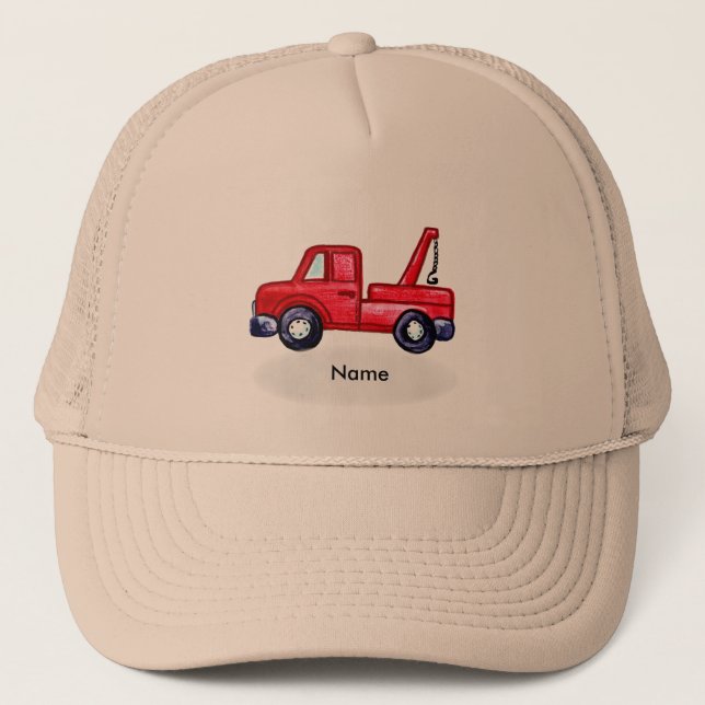 Tow Truck Trucker Hat (Front)
