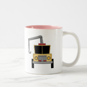 Tow Truck Two-Tone Coffee Mug