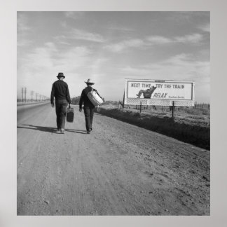 Towards L.A. - 1937 Poster