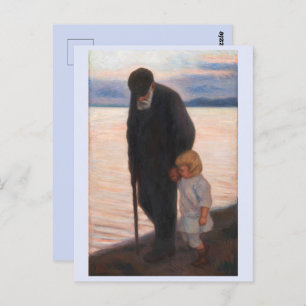 Towards the Evening, Hugo Simberg  Postcard