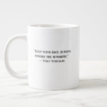 Towards the Sunshine — Whitman Positivity Mug