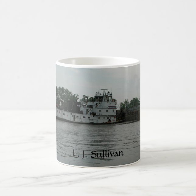 Towboat L.J. Sullivan Coffee Mug by Janz (Center)