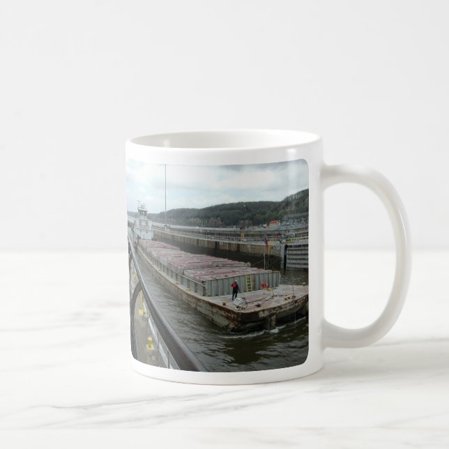 Towboats on the Mississippi Coffee Mug (Right)