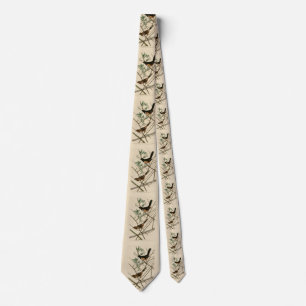 Towee Bunting (Eastern Towee) from Audubon's Birds Tie